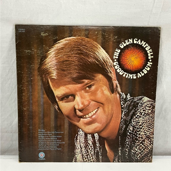 Media The Glen Campbell Goodtime Album Vinyl Record Poshmark